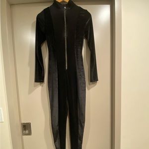 Black & gray jumpsuit